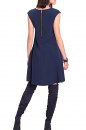 Dress SIMPLE MARABELLA navy blue